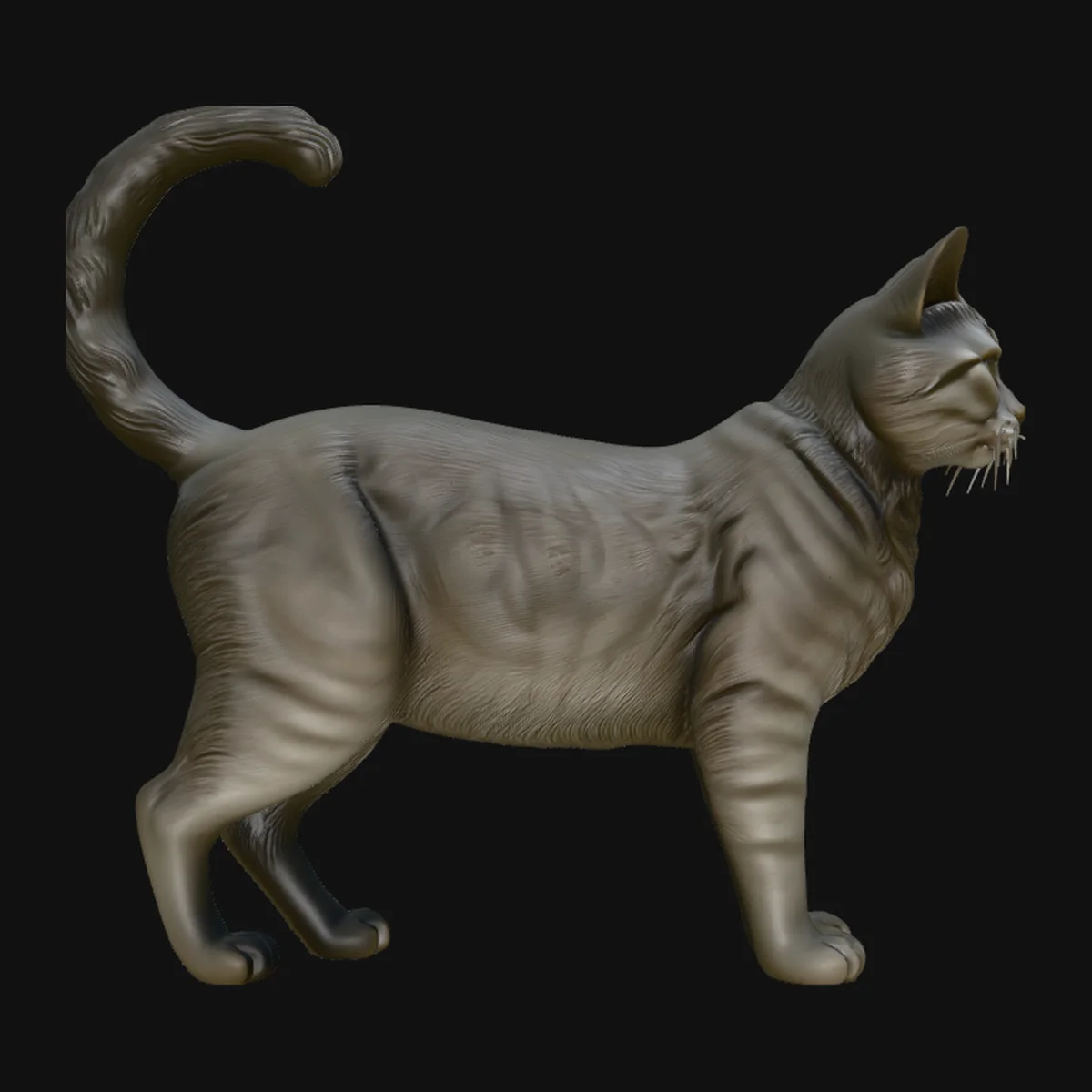 Standing Cat Statue Design 1
