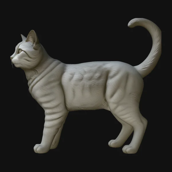 Standing Cat Statue Design 2