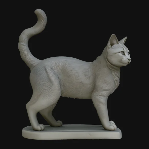 Standing Cat Statue Design 4