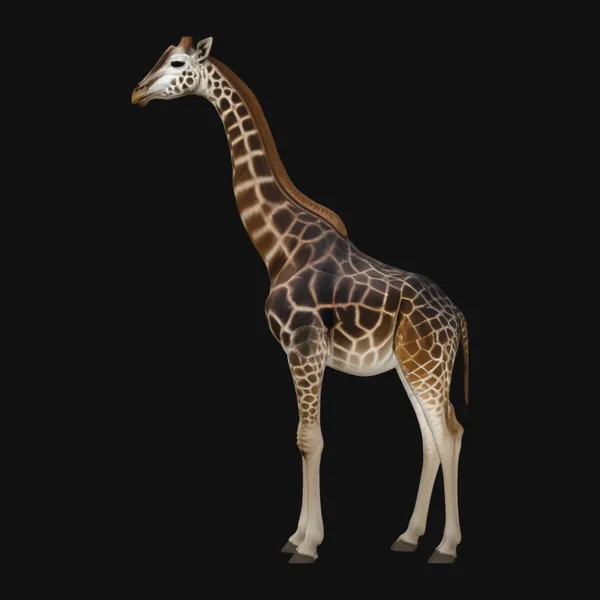 Standing Giraffe Statue Design 1