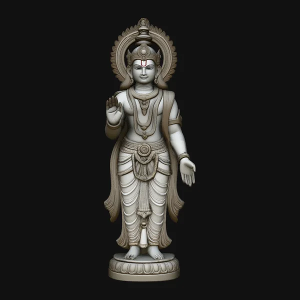 Standing Hindu Deity Statue Design 2