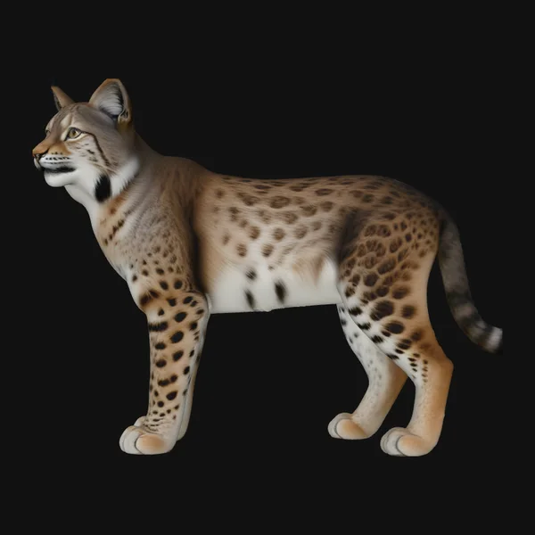 Standing Lynx Statue Design 2