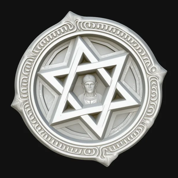 Star of David Medallion Pendant Design 1