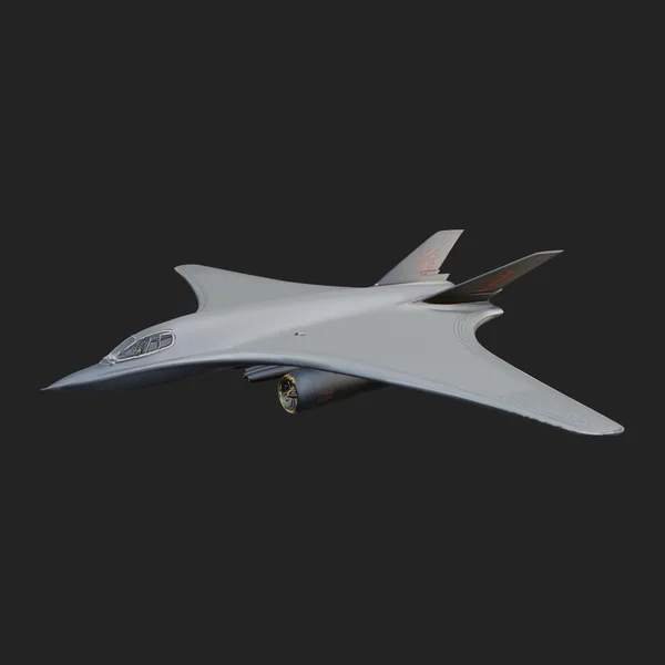 Stealth Bomber Plane Model Design 11
