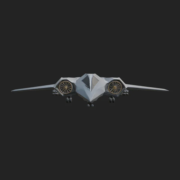 Stealth Bomber Plane Model Design 3