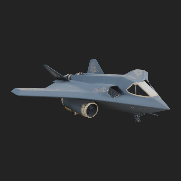 Stealth Bomber Plane Model Design 7
