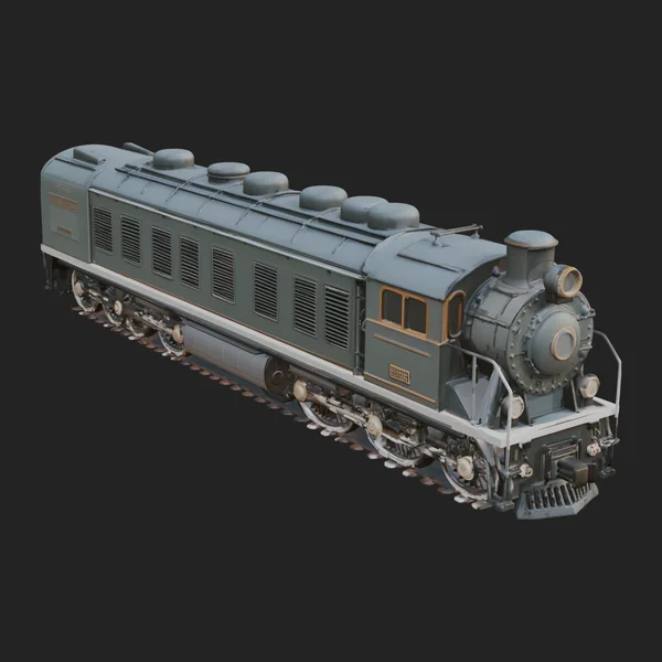 Steam Locomotive Model Design 1