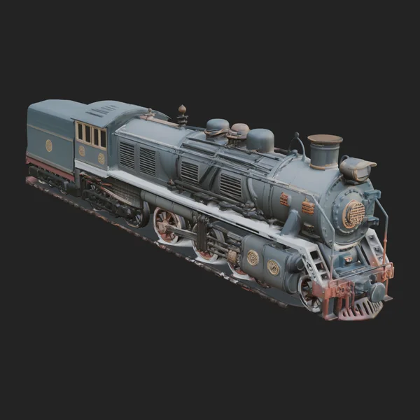 Steam Locomotive Model Design 10