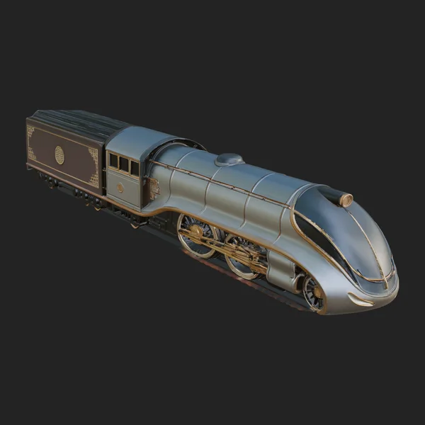 Steam Locomotive Model Design 13