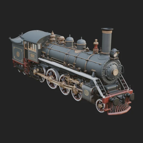 Steam Locomotive Model Design 18