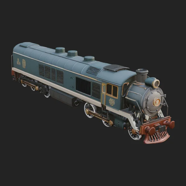 Steam Locomotive Model Design 2