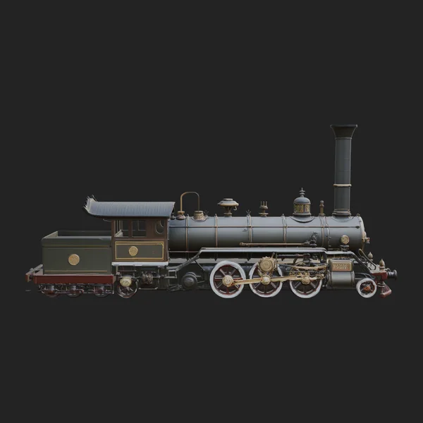 Steam Locomotive Model Design 6