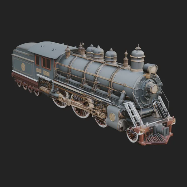 Steam Locomotive Model Design 7