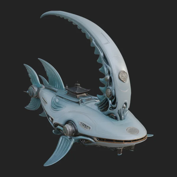 Steampunk Submersible Model Design 48