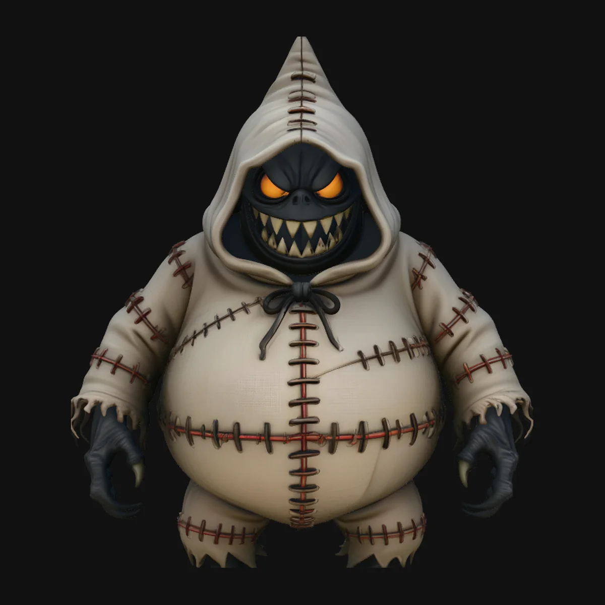 Stitched Sack Ghoul Statue Design 1