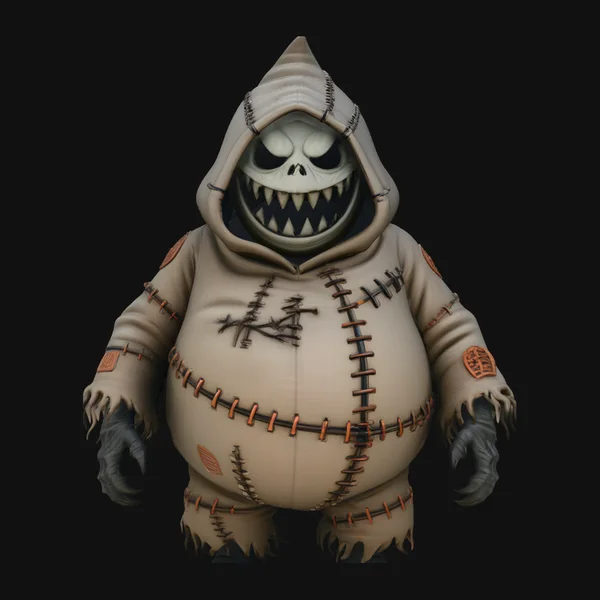 Stitched Sack Ghoul Statue Design 4