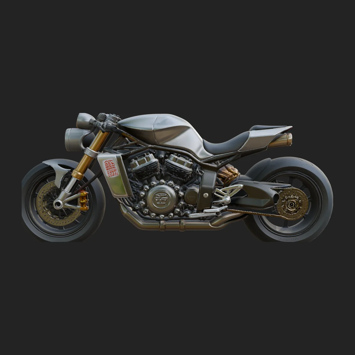 Street Fighter Motorcycle Model Design 5