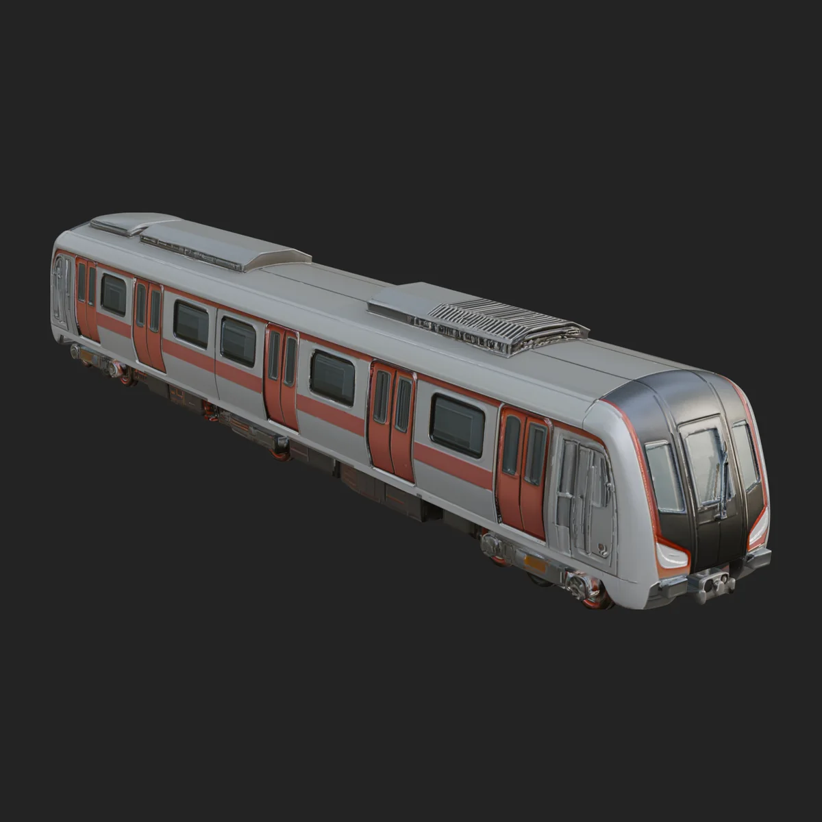Subway Train Car Model Design 10