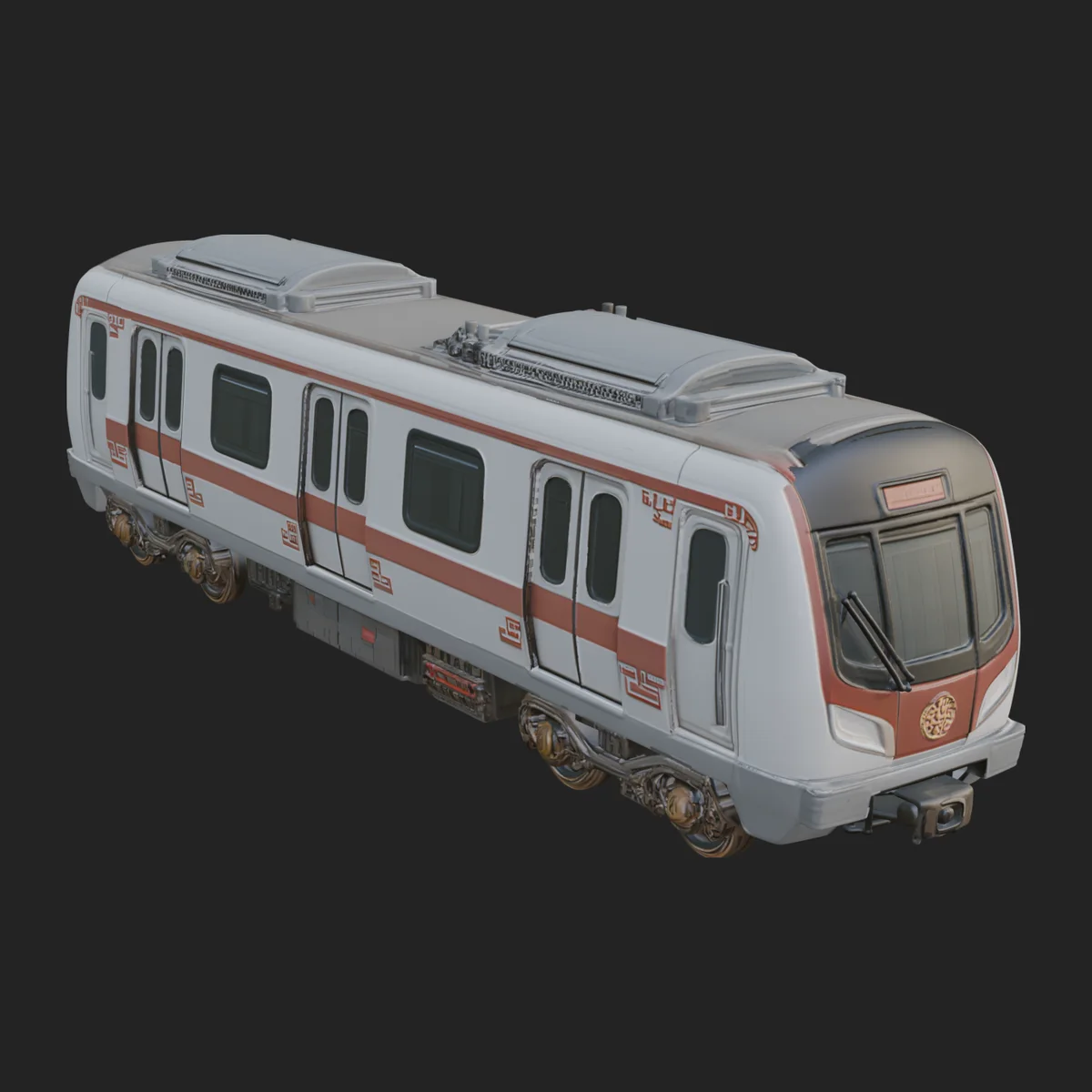 Subway Train Car Model Design 4
