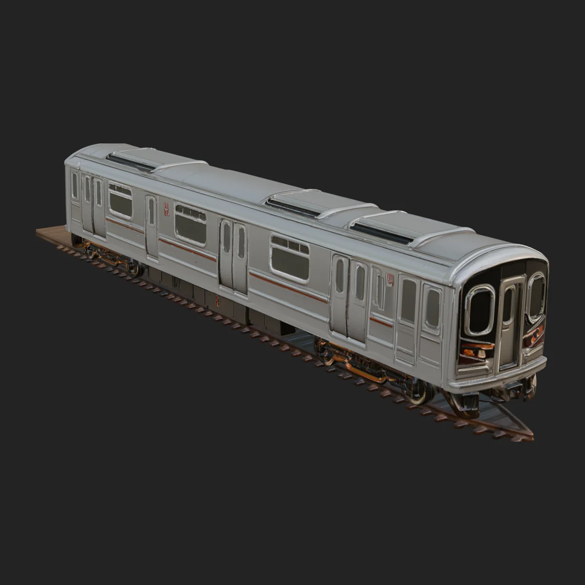 Subway Train Car Model Design 5