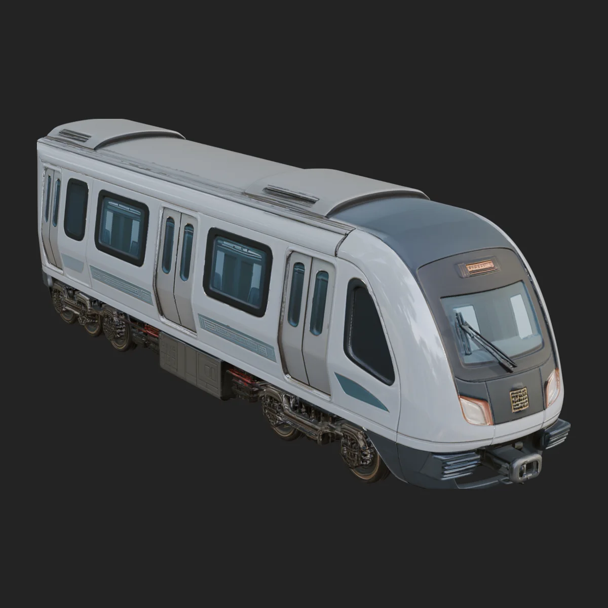 Subway Train Car Model Design 6