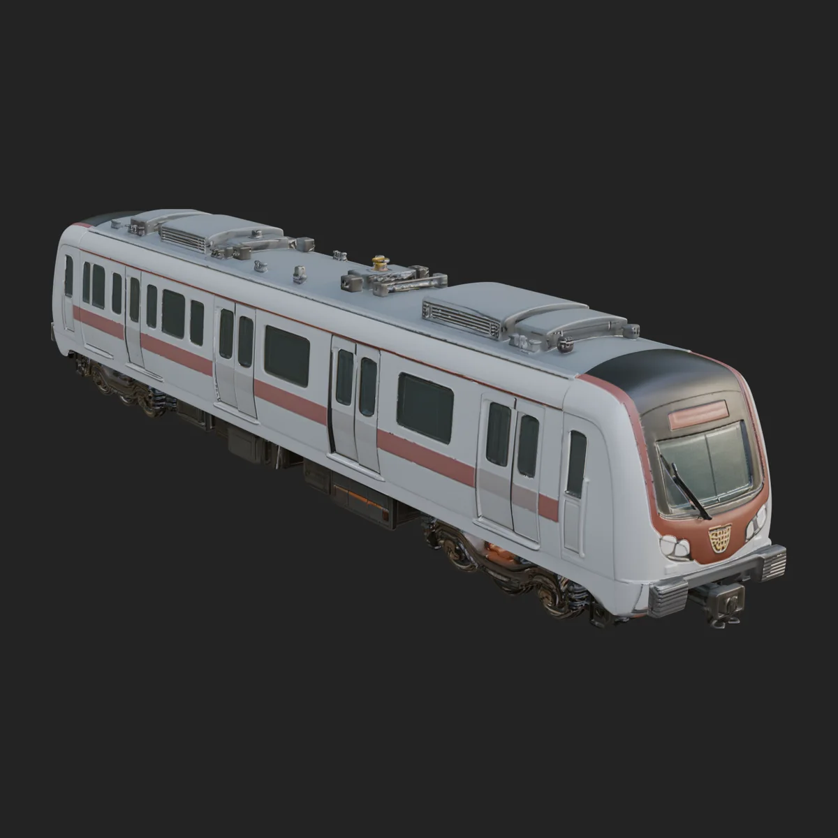 Subway Train Car Model Design 9