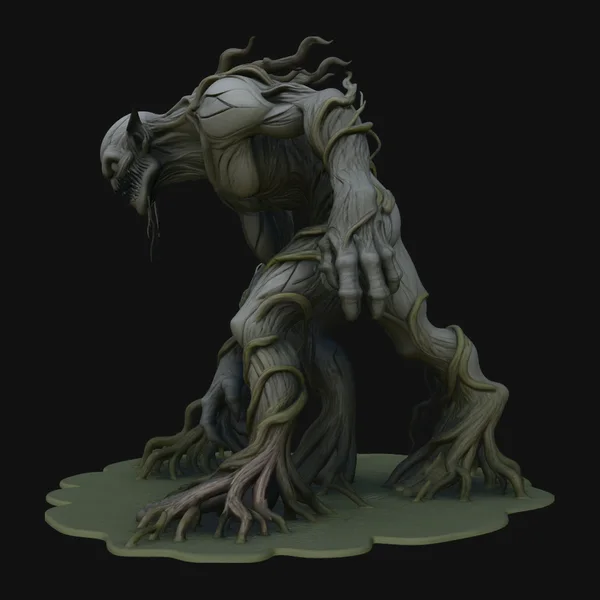 Swamp Tree Creature Statue Design 1