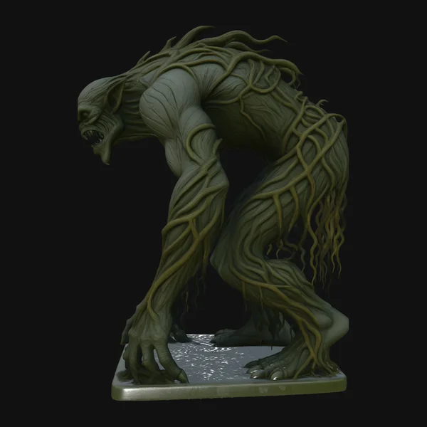 Swamp Tree Creature Statue Design 2