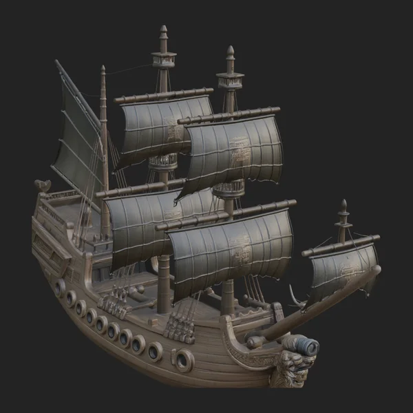 Tall Sailing Ship Model Design 18