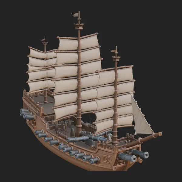 Tall Sailing Ship Model Design 24