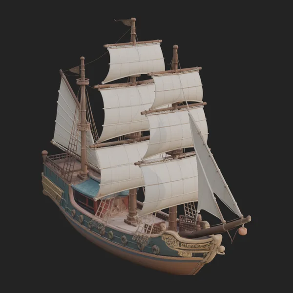 Tall Sailing Ship Model Design 26