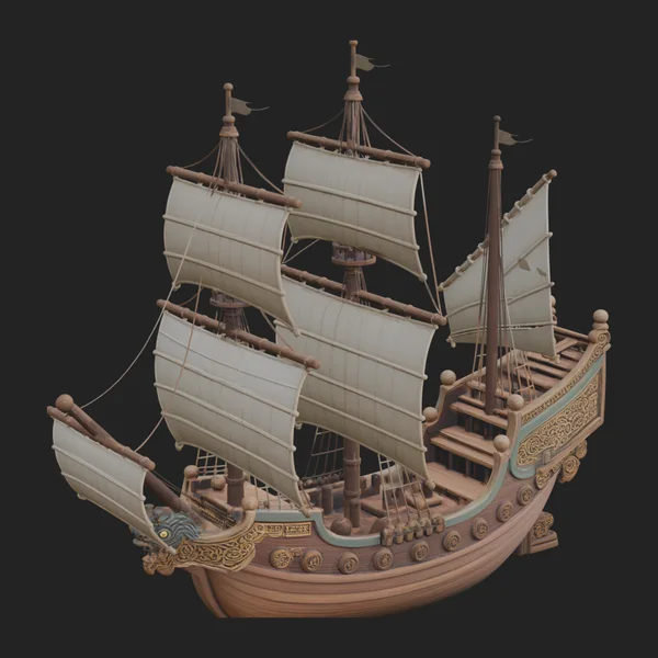 Tall Sailing Ship Model Design 30