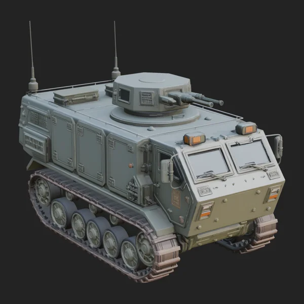 Tracked Armored Vehicle Model Design 10