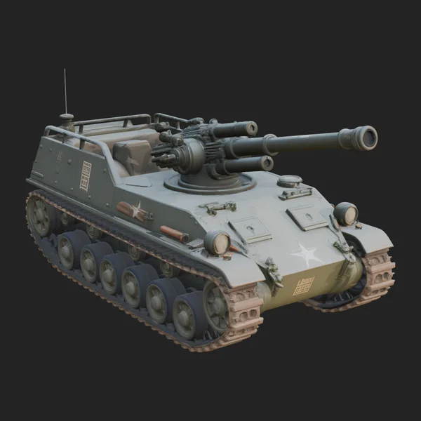 Tracked Armored Vehicle Model Design 11