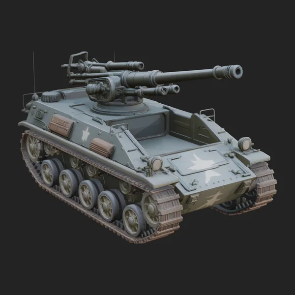 Tracked Armored Vehicle Model Design 12
