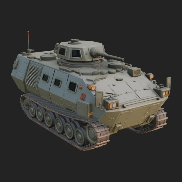 Tracked Armored Vehicle Model Design 13
