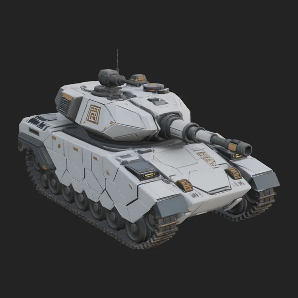 Tracked Armored Vehicle Model Design 14