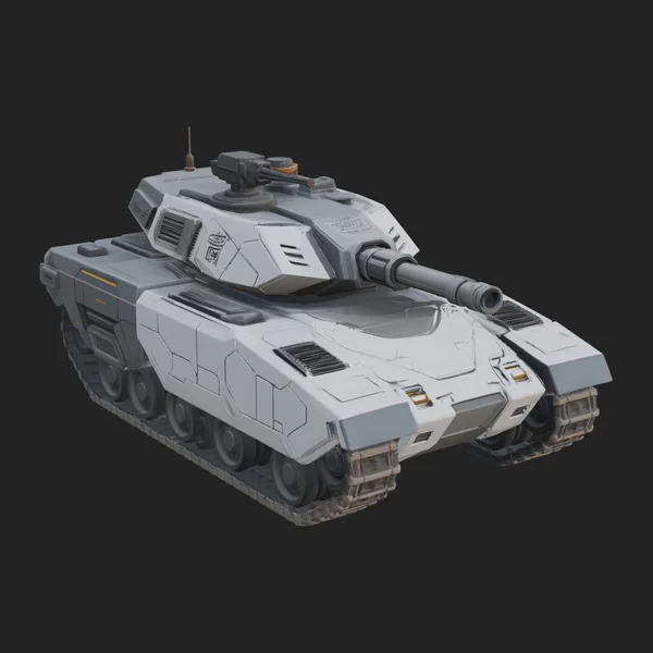 Tracked Armored Vehicle Model Design 15