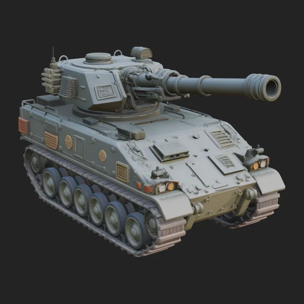 Tracked Armored Vehicle Model Design 18