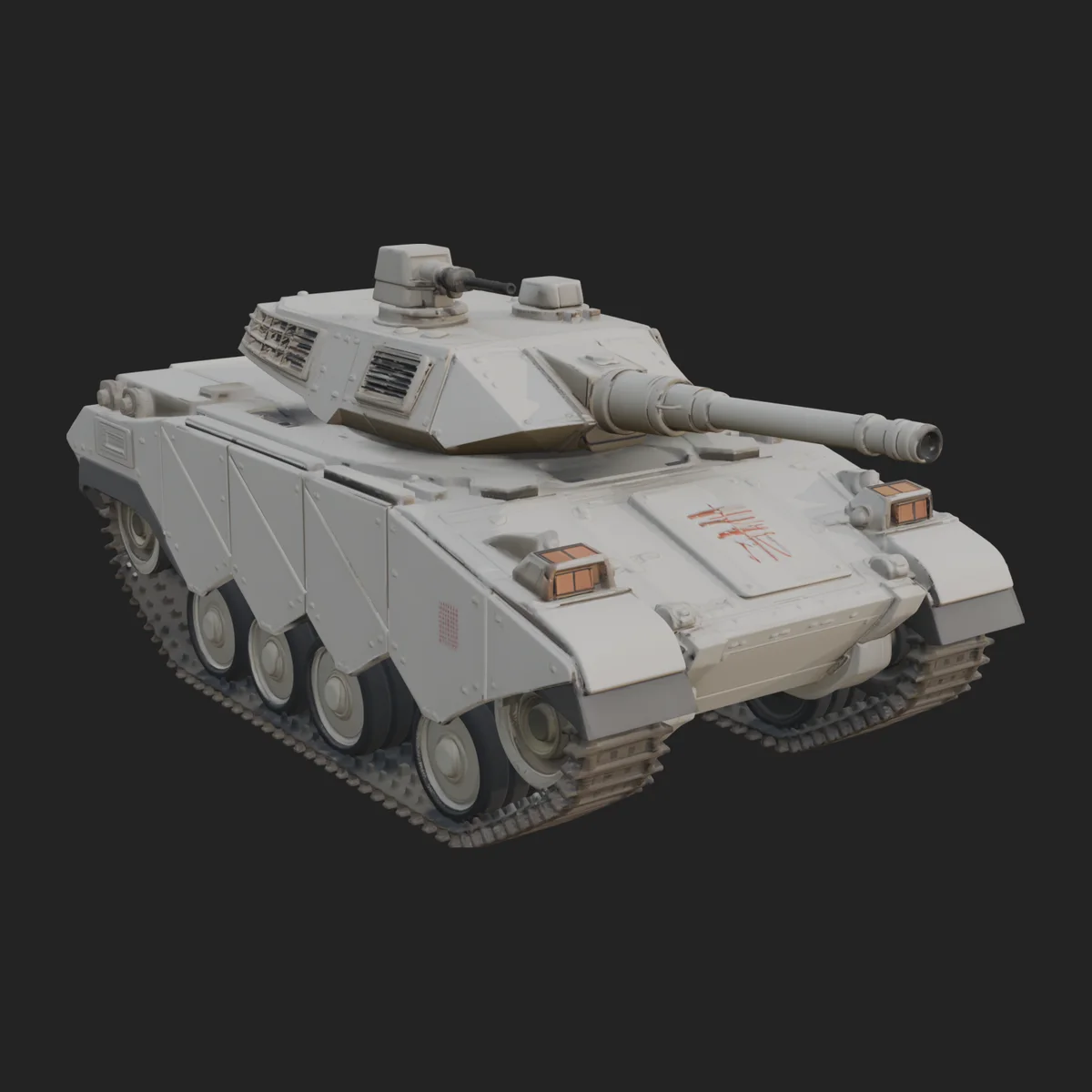 Tracked Armored Vehicle Model Design 22