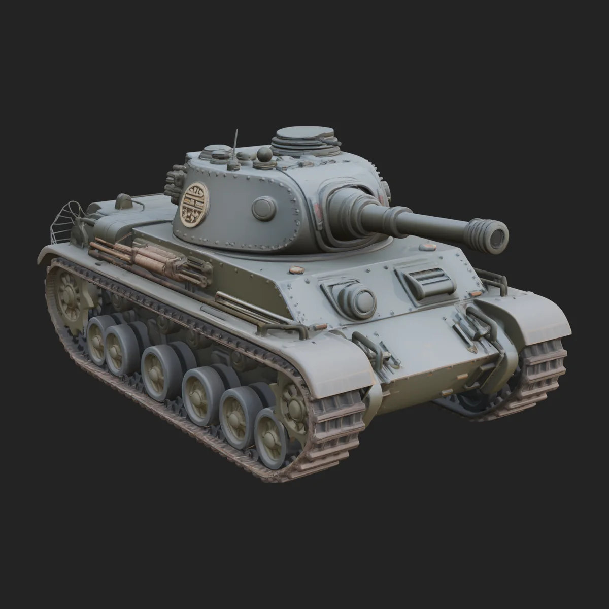 Tracked Armored Vehicle Model Design 26
