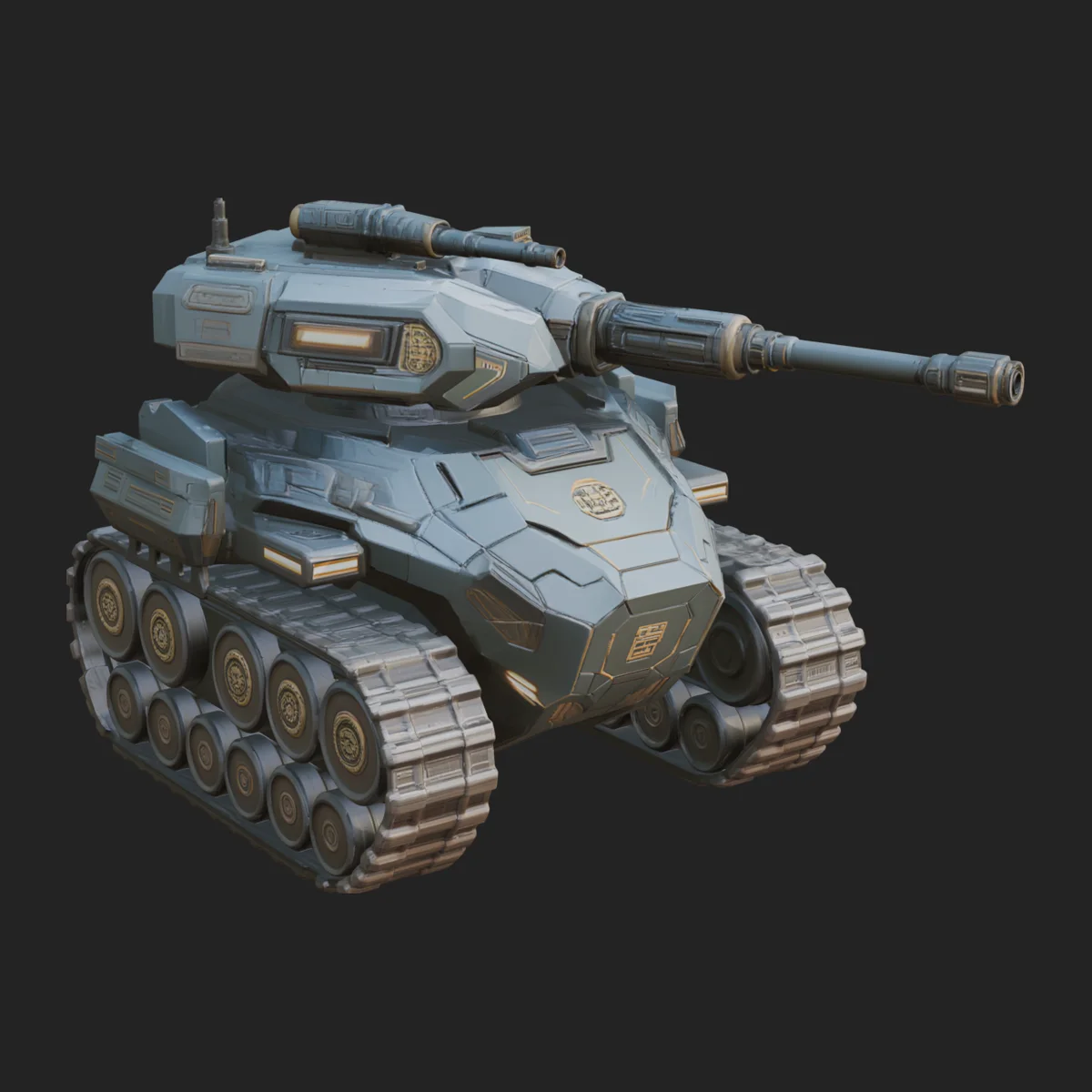 Tracked Armored Vehicle Model Design 27
