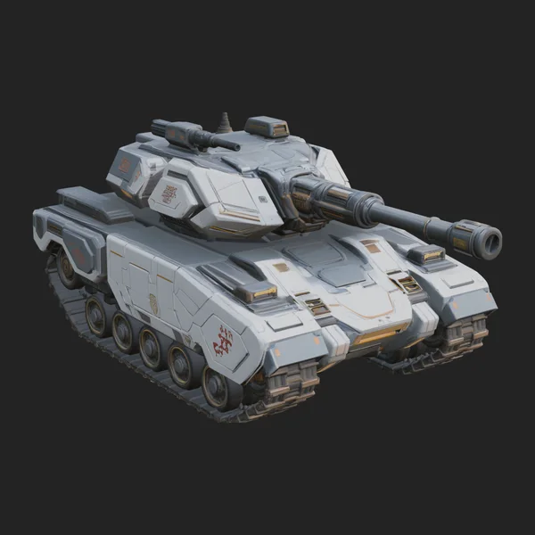 Tracked Armored Vehicle Model Design 28
