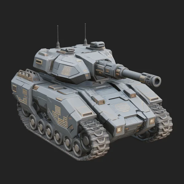 Tracked Armored Vehicle Model Design 29