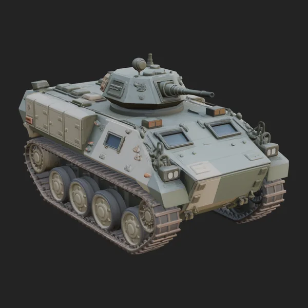 Tracked Armored Vehicle Model Design 6