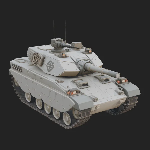 Tracked Armored Vehicle Model Design 8