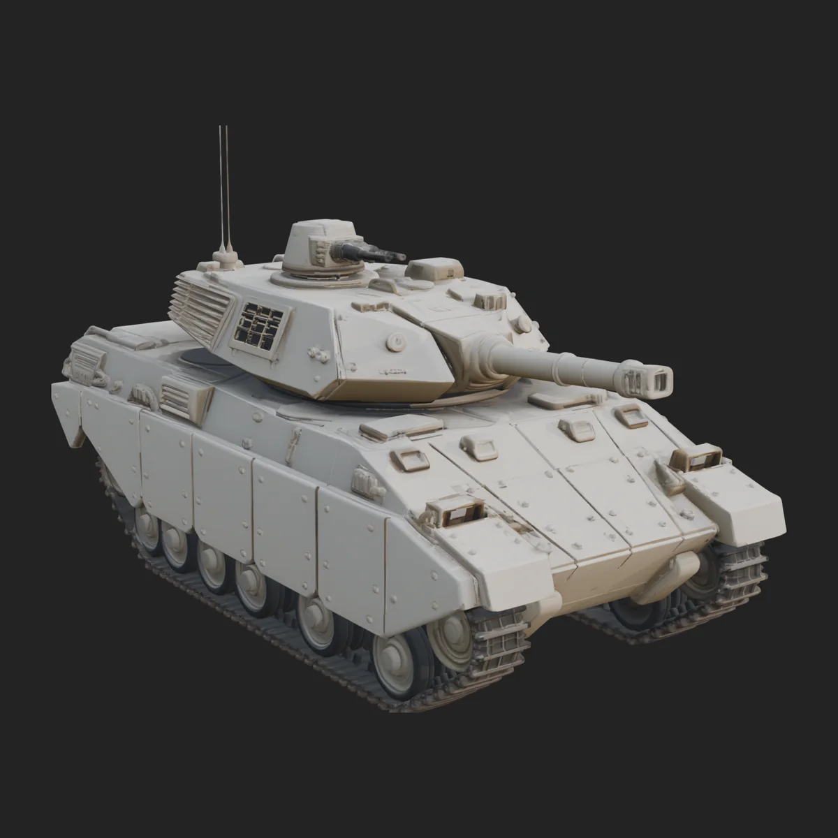 Tracked Armored Vehicle Model Design 9