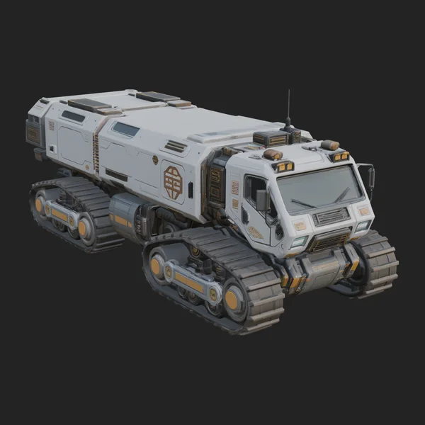 Tracked Rover Truck Model Design 2