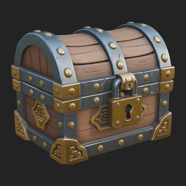 Treasure Chest Model Design 11