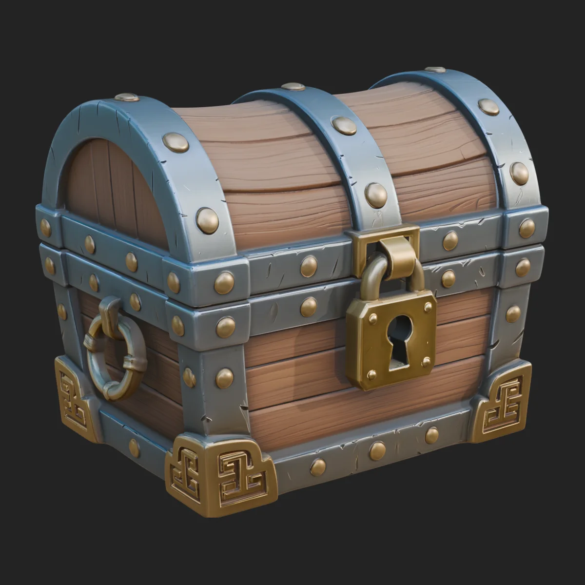 Treasure Chest Model Design 12